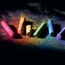 Colored chalk