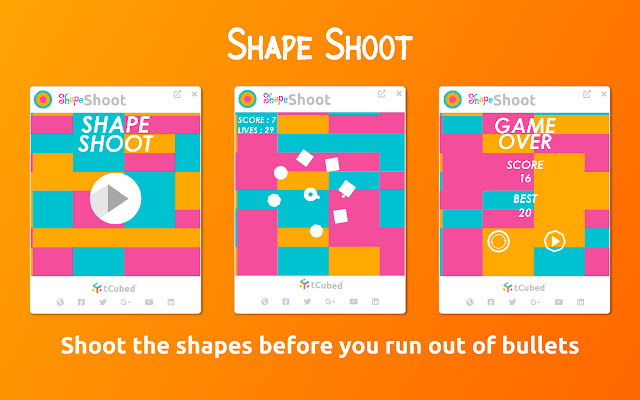 Shape Shoot chrome extension