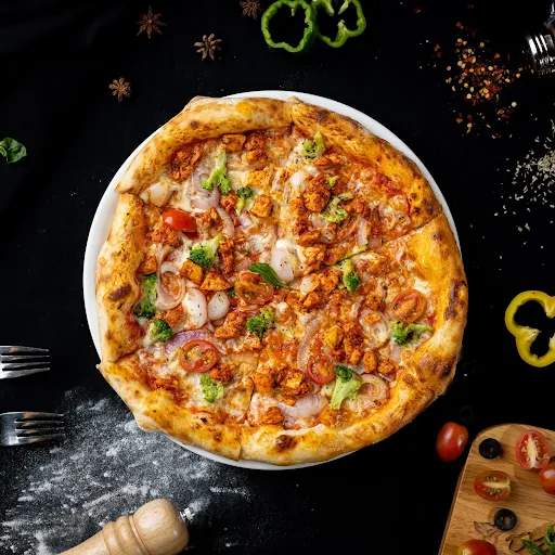 Harissa Chicken Pizza