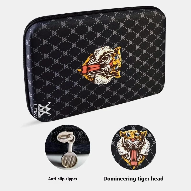 Funda para raqueta de tenis de mesa portátil Maleta de gran capacidad Mochila cuadrada para raquetas Protección y transporte fácil