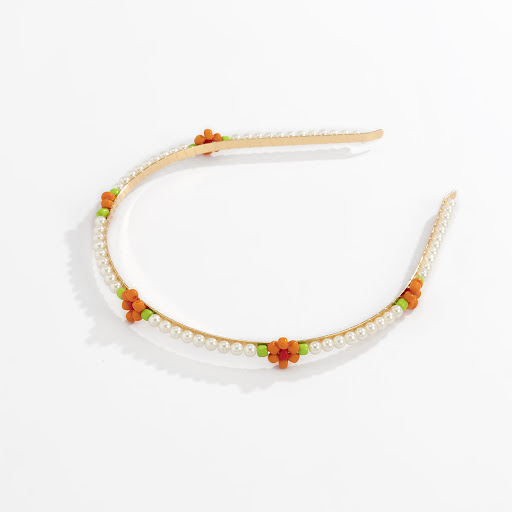 Title 4, Simple AndPearl flower headband, perfect for br...