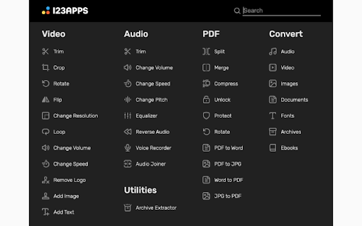 Web Apps by 123apps