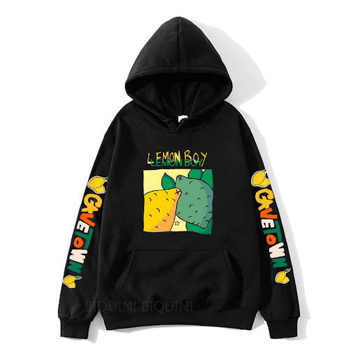 Title 2, Cavetown Lemon Boy Cartoon Print Hoodies For Fa...