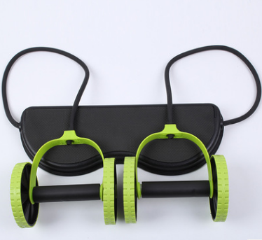 Roue abdominale Crossflex pour renforcer le core et les abdominaux. Sculptez votre corps avec des mouvements fluides et contrôlés, idéal pour le fitness.