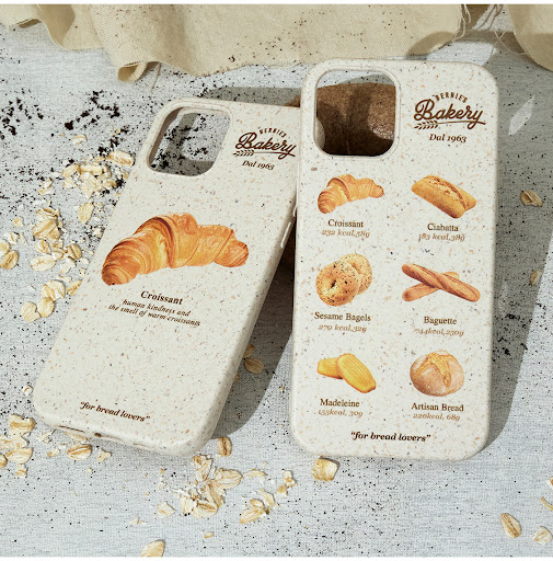 Title 7, Degradable Croissant Mobile Phone Case Retro, p...