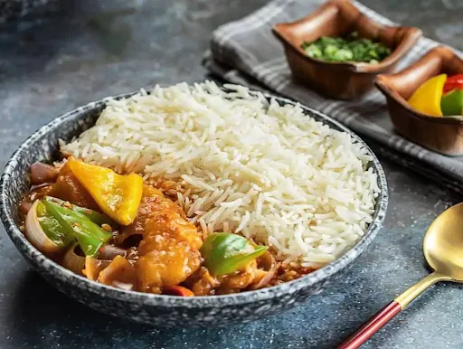 Fiery Chicken With Rice