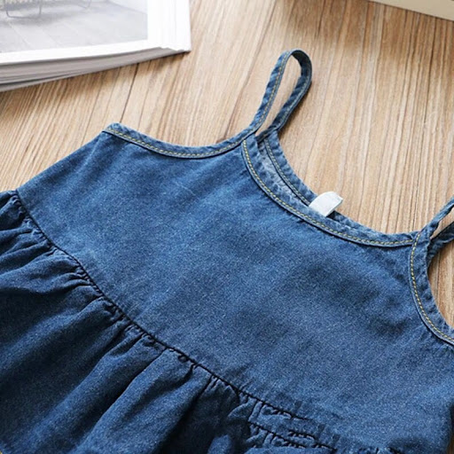 Title 5, Womens Denim Suspender Top and Shorts Suit a c...