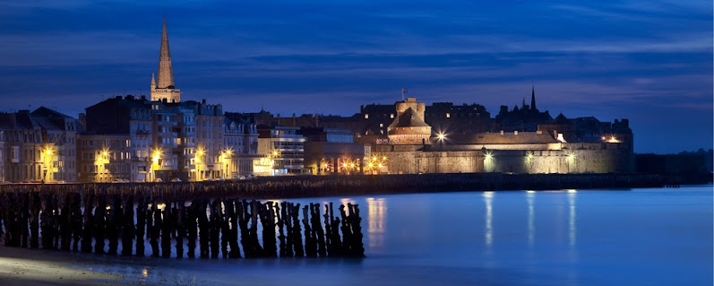 Фотографии Saint-Malo (Сен-Мало), Бретань, Франция - путеводитель по городу, что посмотреть в Сен-Мало, крепость Сен-Мало (Les remparts de Saint-Malo)