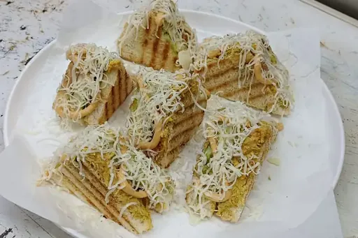 Chicken Mayo Cheese Grilled Sandwich