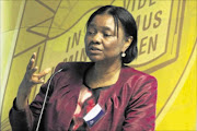 VISIONARY:  Progressive Women's Movement SA convener Hlengiwe Mkhize