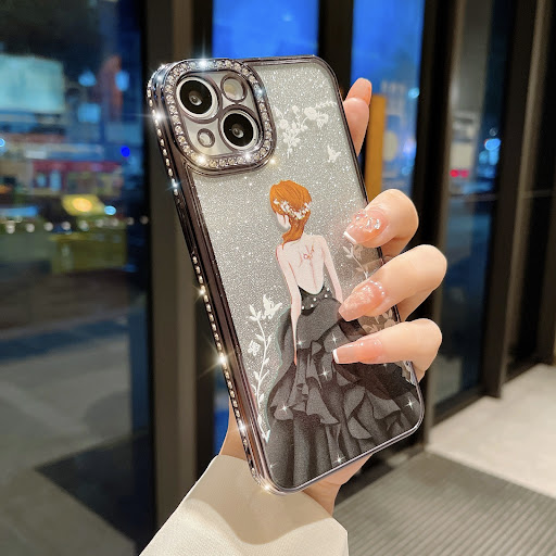 Title 6, Luxury Glitter Gradient Rhinestone Phone Case. ...