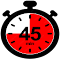 Item logo image for 45 Minutes Timer - Countdown