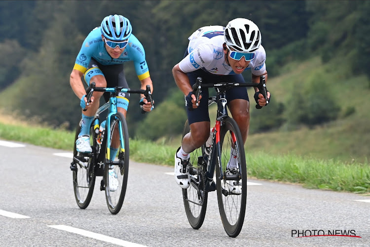 Bernal tevreden ondanks moeilijkheden om te volgen: "Blij dat ik geen tijd verloren heb ten opzichte van Roglic"