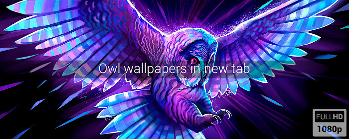 Owl Wallpapers and New Tab marquee promo image