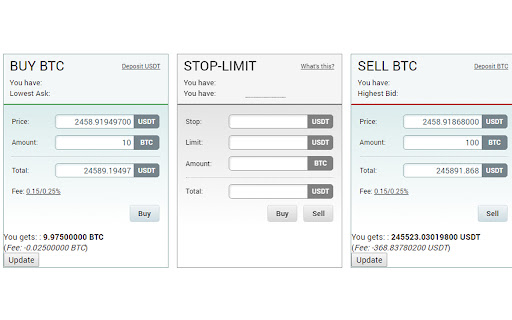 Poloniex Helper