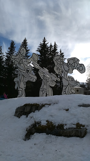 Sculpture de Jean Dubuffet à F