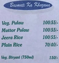 Vinayak Restaurant menu 3