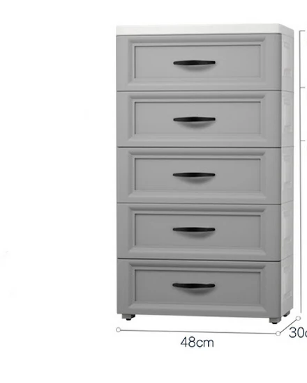 58×40×114cm Seam Storage Cabinet Drawer Style Kitchen Gap... - 1