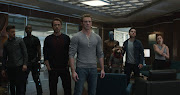 The cast of Avengers: Endgame in a scene from the movie.