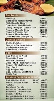 Hotel Arasu Chettinadu Ac Restaurant menu 3