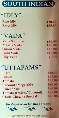 Chulha Chowka Restaurant menu 4