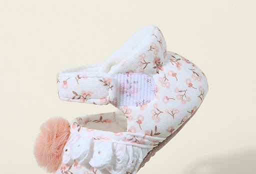 Title 1, Womens Cotton Floral Princess Shoes Korean Style