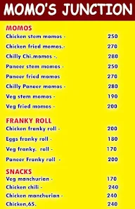 Hot Momos Junction menu 1