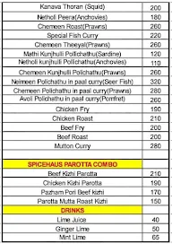 Spicehaus By Kaffeehaus menu 1