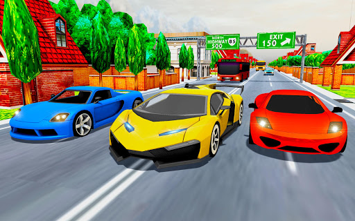 Voiture Courses dans Vite Autoroute Trafic apk mod screenshots 2