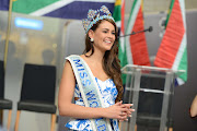 Former Miss SA Rolene Strauss returns victorious from Miss World. File photo. 