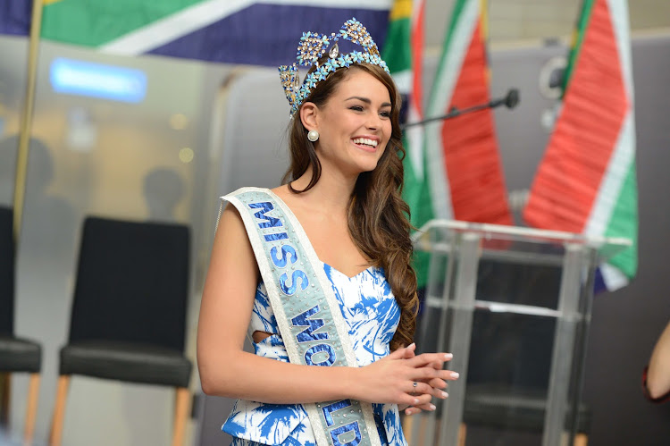 Former Miss SA Rolene Strauss returns victorious from Miss World. File photo.