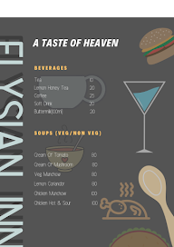 Elysian Inn Restaurant menu 2