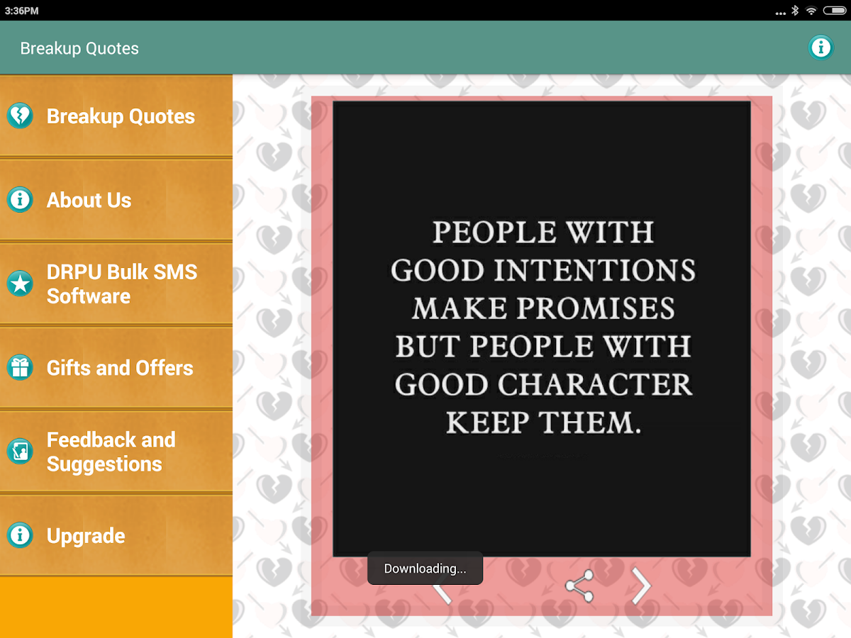 Break Up and Move on Quotes screenshot