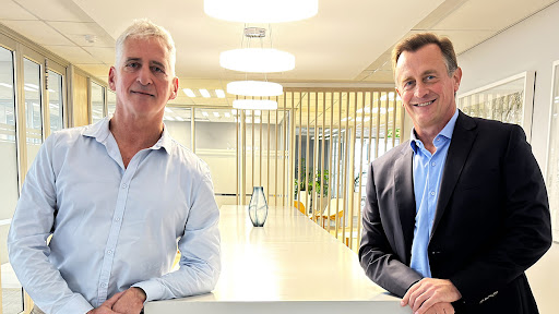Omnisient co-founder Jon Jacobson and Arise CEO Gavin Tipper.