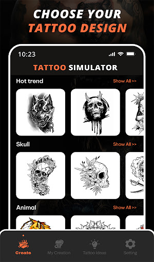 Screenshot Tat Maker Tatto Simulator