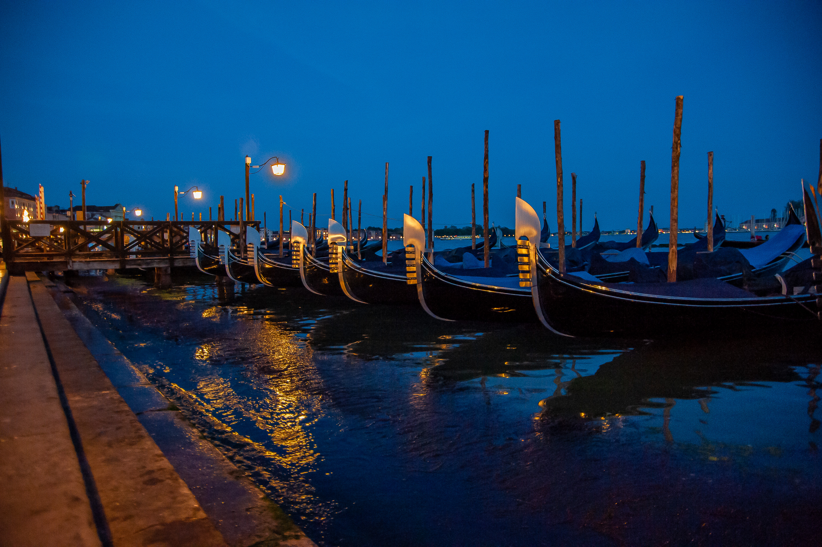 gondole di notte di michele_prontera