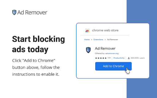 Ad Remover - Ad Blocker for Chrome