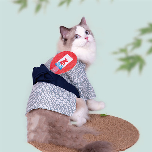 Title 7, Pet Cat And Dog Clothes Yukata Kimono Spring An...
