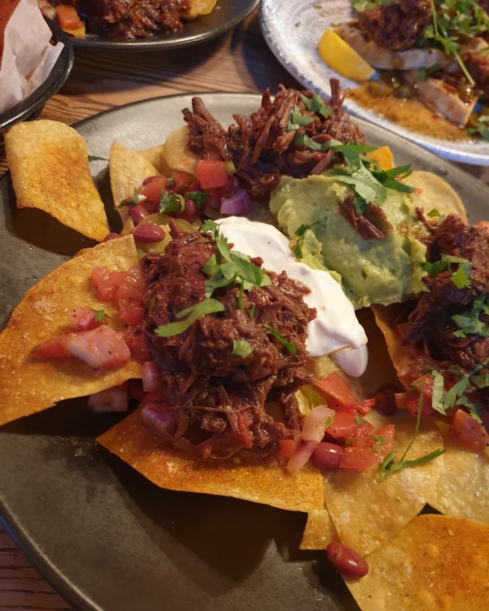 GF Beef nachos