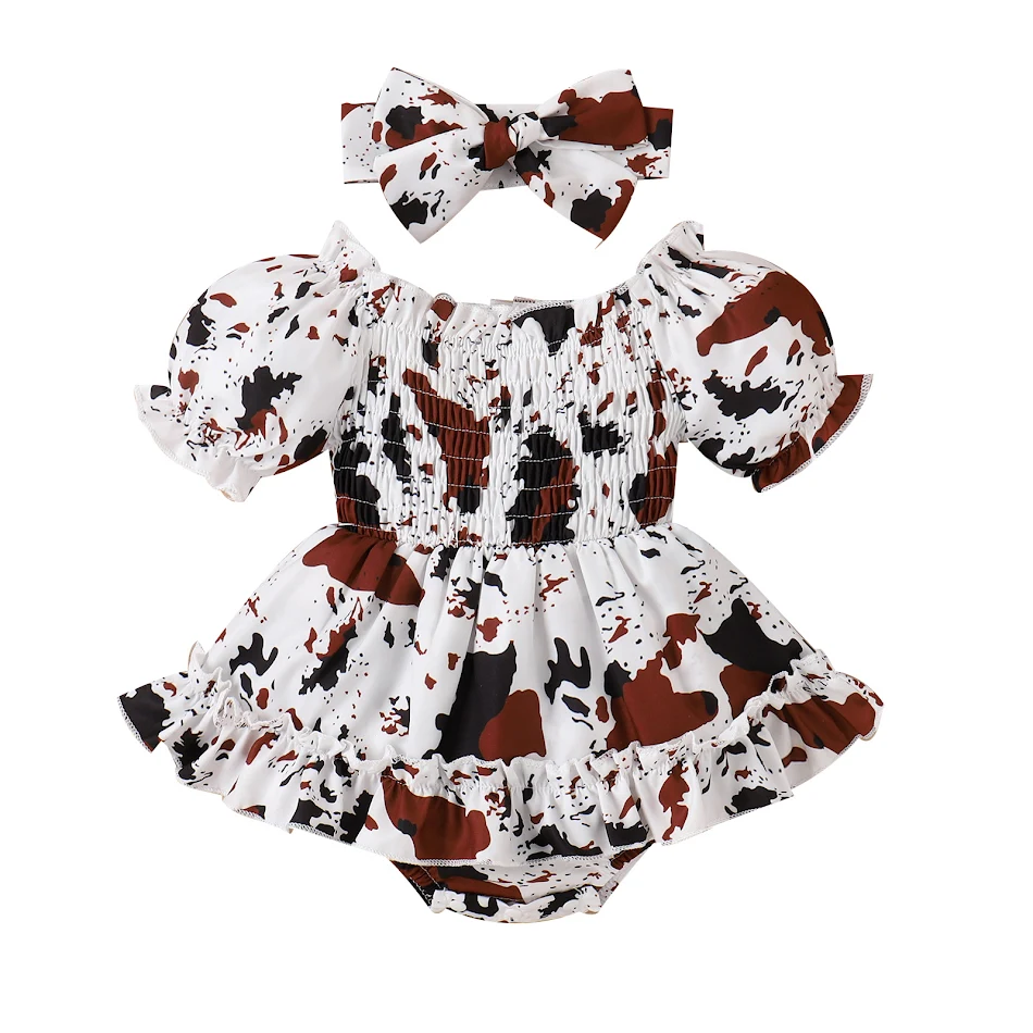 Summer Infant peuter romper met luipaardprint rokje, ideaal voor de zomer, comfortabele en schattige outfit voor meisjes, perfect om te spelen.