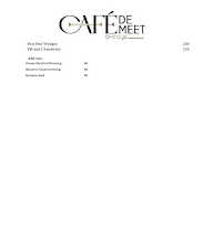 Cafe De Meet menu 6