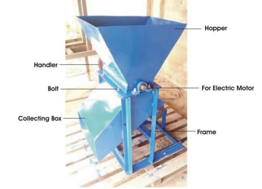 Cassava grating machine