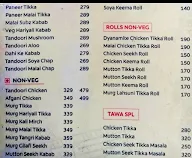 Mahajan Apni Rasoi menu 1