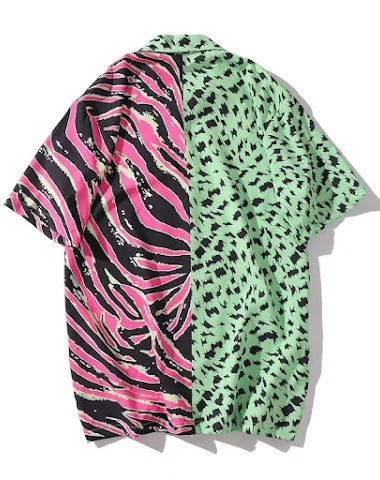Vintage leopard colorblock floral s - 3