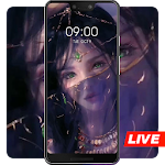 Cover Image of Download Girl wearing a veil live wallpaper 2.0.50 APK