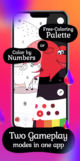 Colorain: Paint by Numbers ud83dudd22 or Free Coloring ud83cudfa8 screenshots 3