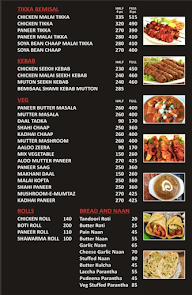 Biryani & Muglai House menu 2