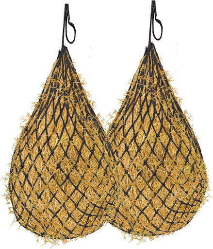 Title 4, Horse Hay Feed Net Bag Hay Bags Forage Net Pock...