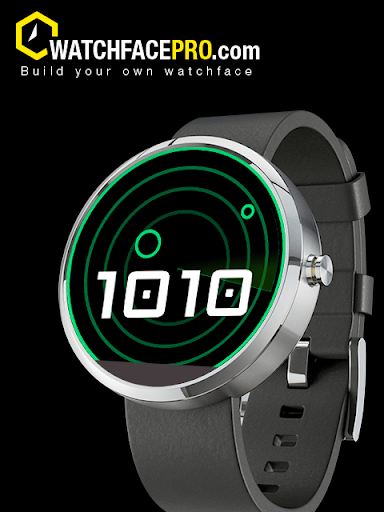 Watch Face Radar Green