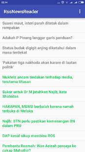 RSS News Reader (text to speech, read out loud) - náhled